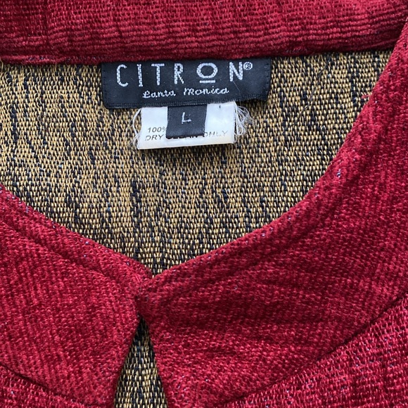 Citron Rayon Jacket. Size L. - Picture 4 of 11